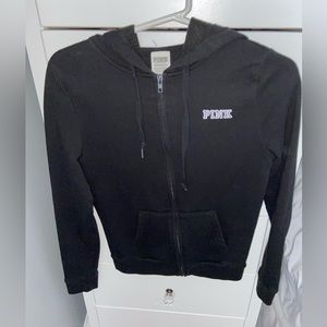 PINK Lightweight Full Zip Hoodie